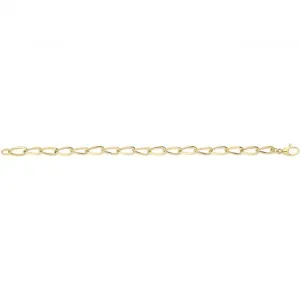 9ct Yellow Gold Hollow Bracelet NK457B