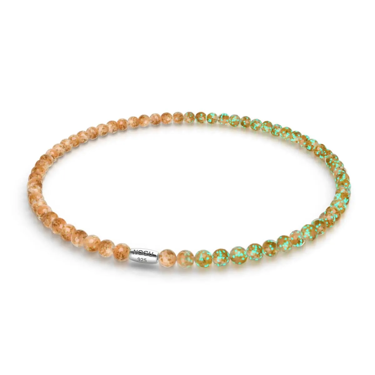 Apricot | .925 Sterling Silver | Firefly Glass Wrap