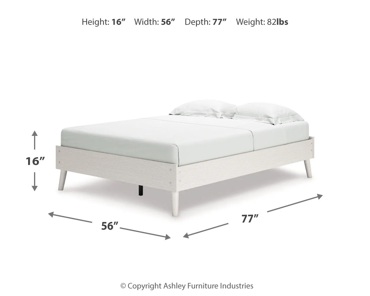 Aprilyn Full Platform Bed with Dresser