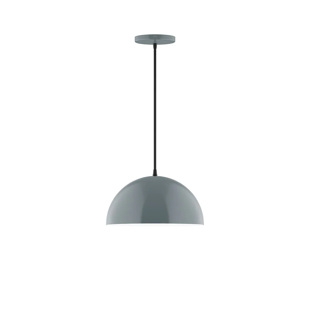 Axis Arcade 12" Pendant Light in Slate Gray