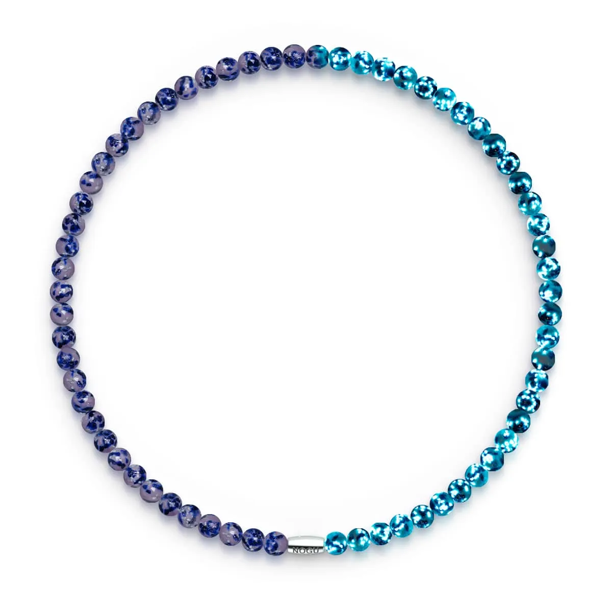 Blue Byzantium | .925 Sterling Silver | Firefly Glass Wrap