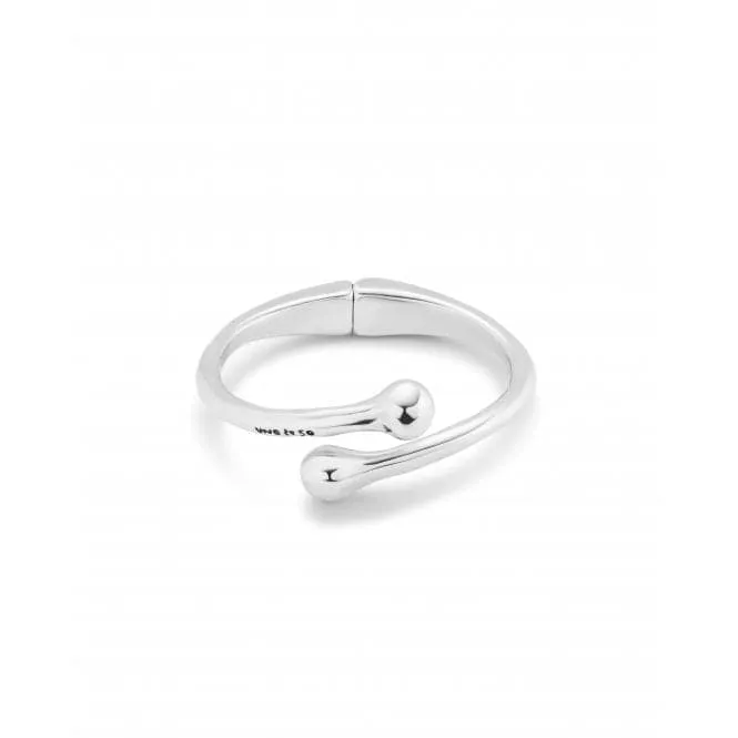 Comeback Sterling Silver Plated Rigid Internal Bangle