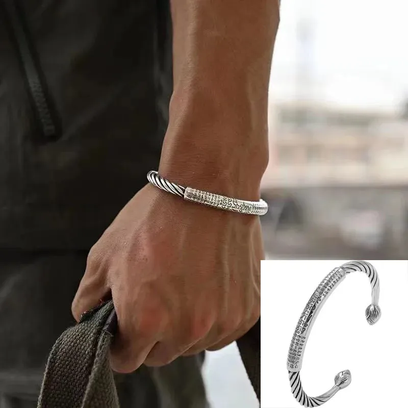 Creative Silver Plated Feather Wings Cuff Bracelet Men Women Cuff Adjustable Bracelet Punk Casual Sports Jewelry Gift