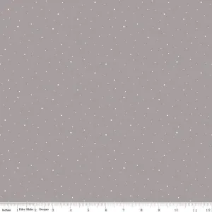 Dapple Dot Wide Back Riley Gray Yardage | Riley Blake Designs Pre-Order