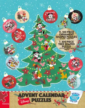 Disney 12 Days of Christmas Advent Calendar - 12 puzzle set