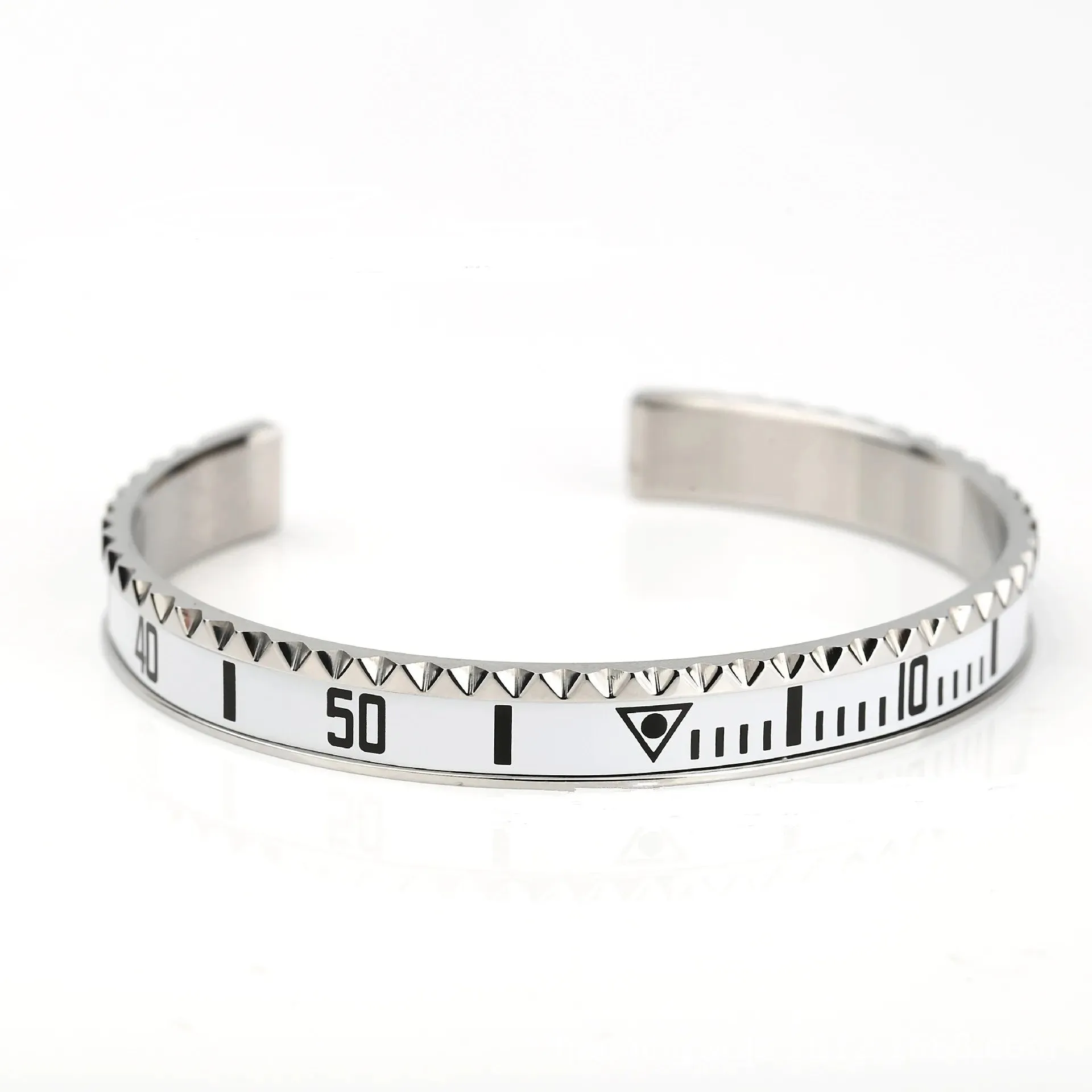 Fashion Trend Multicolor Dial Stainless Steel Speedometer Bracelet Unisex Bracelet Cuff Bracelet Bezel Luxury Jewelry Gift