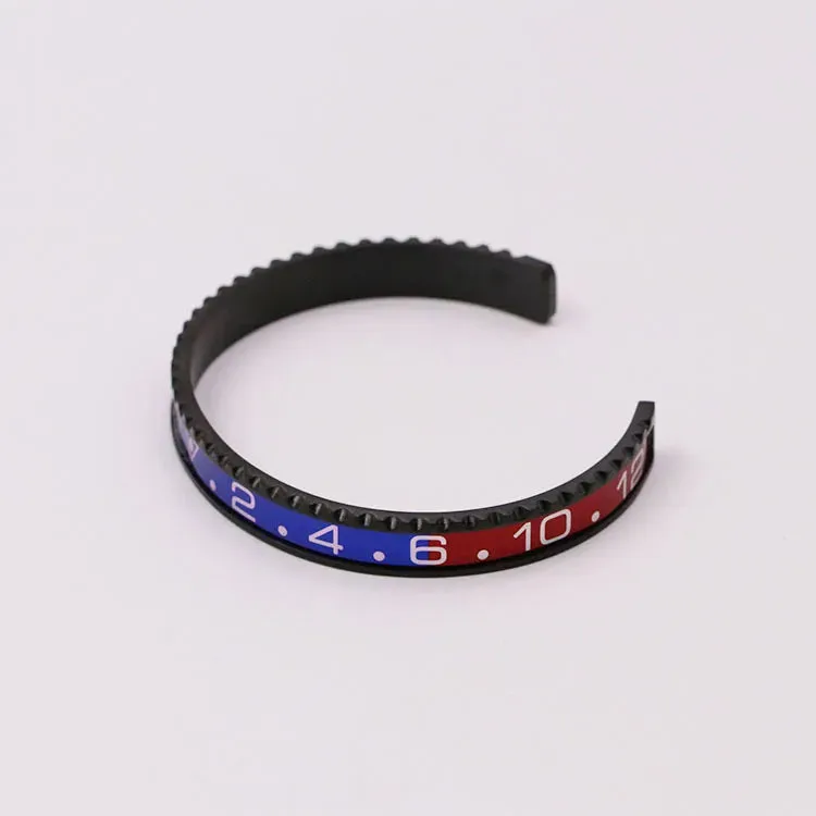 Fashion Trend Multicolor Dial Stainless Steel Speedometer Bracelet Unisex Bracelet Cuff Bracelet Bezel Luxury Jewelry Gift