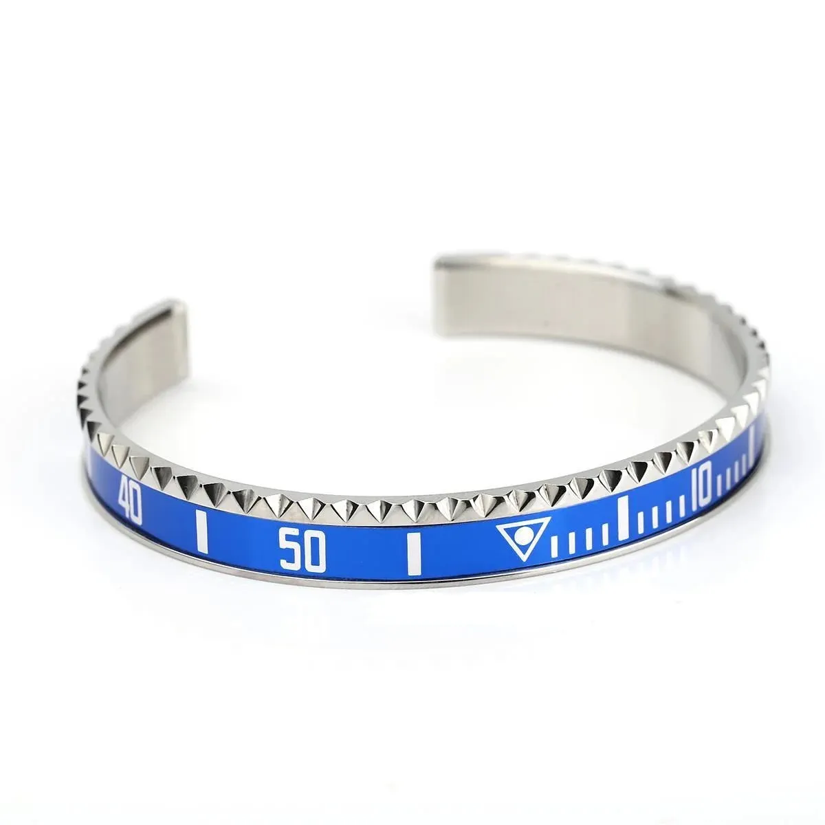 Fashion Trend Multicolor Dial Stainless Steel Speedometer Bracelet Unisex Bracelet Cuff Bracelet Bezel Luxury Jewelry Gift