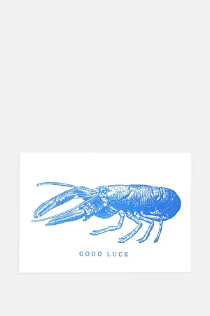 Good Luck Lobster Card