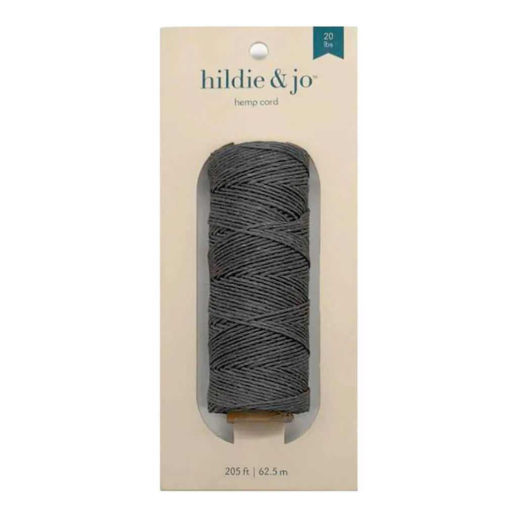 Hemp Cord Gray 205ft