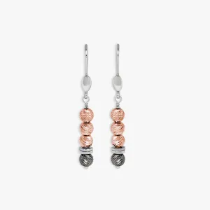 Imperial Wharf drop earrings in rose gold plated sterling silver