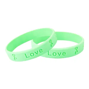 Light Green Silicone Bracelets