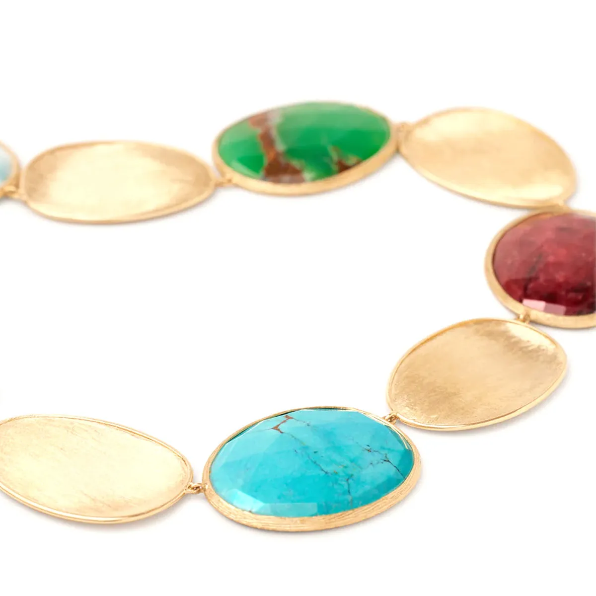 Marco Bicego Lunaria Mixed Gemstone Collar Necklace