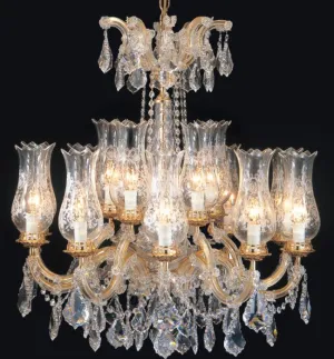 Maria Theresa Crystal Chandelier With 15, 18 Or 24 Lights