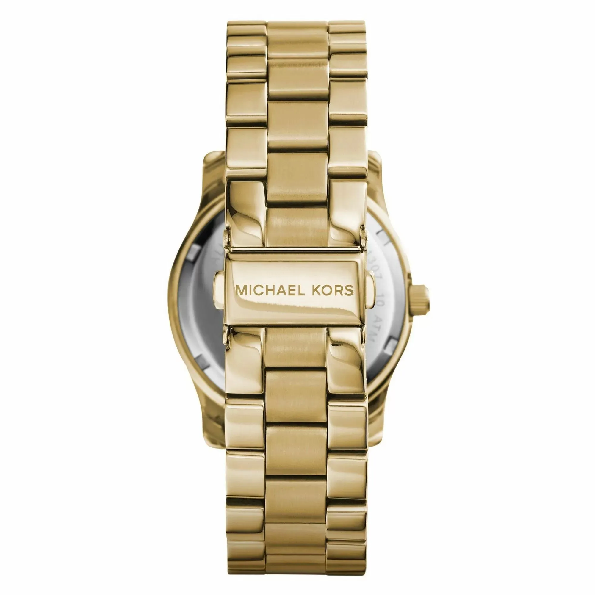 Michael Kors Ladies Watch Runway 38mm Yellow Gold MK5786