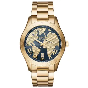 Michael Kors Unisex Watch Layton 44mm Pave Dial MK6243