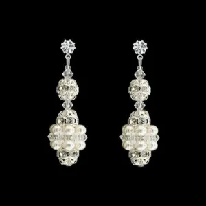 Pearl & Crystal Bridal Earrings