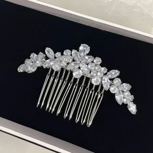 Saphira - Elegant Sparkling Crystal Bridal Comb