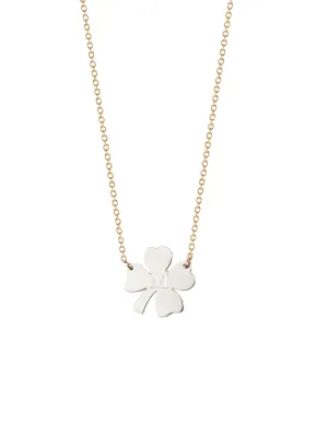 Shamrock Initial Necklace