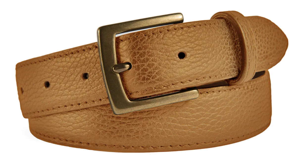 Signature Belt, (1.25") Antiqued Brass Buckle