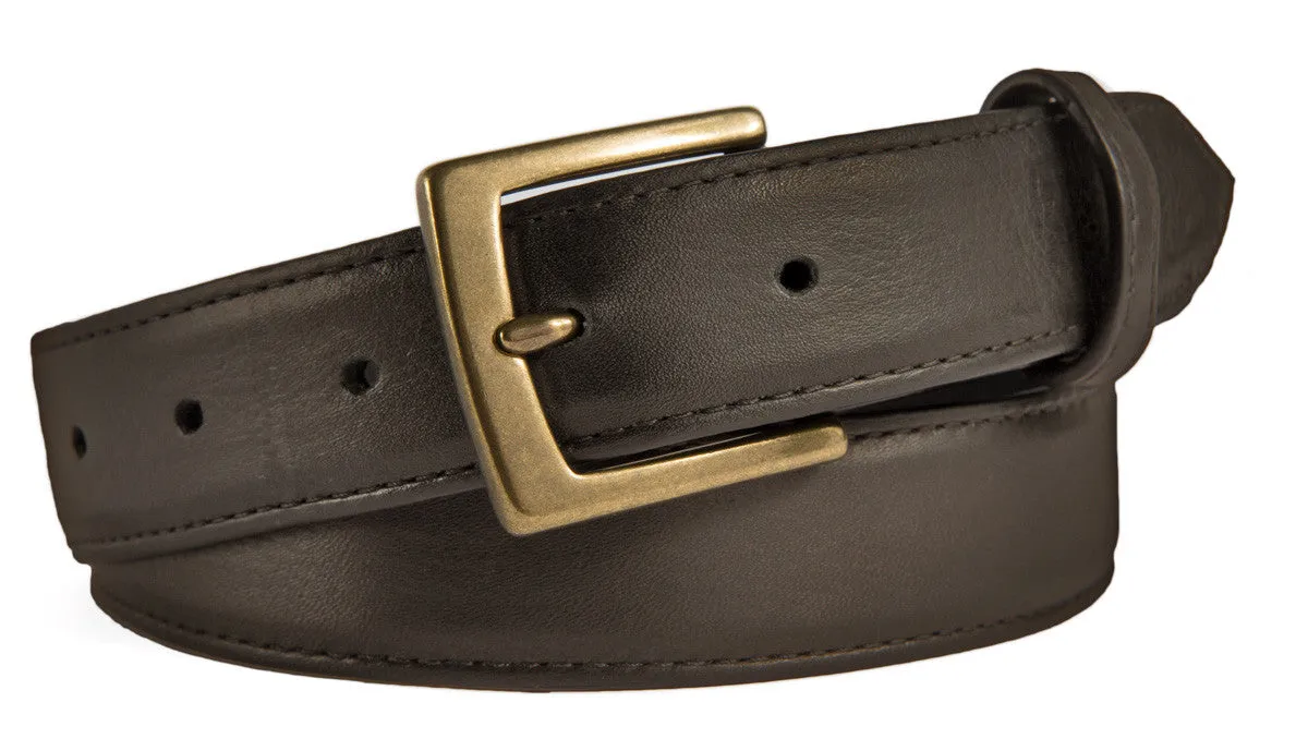 Signature Belt, (1.25") Antiqued Brass Buckle