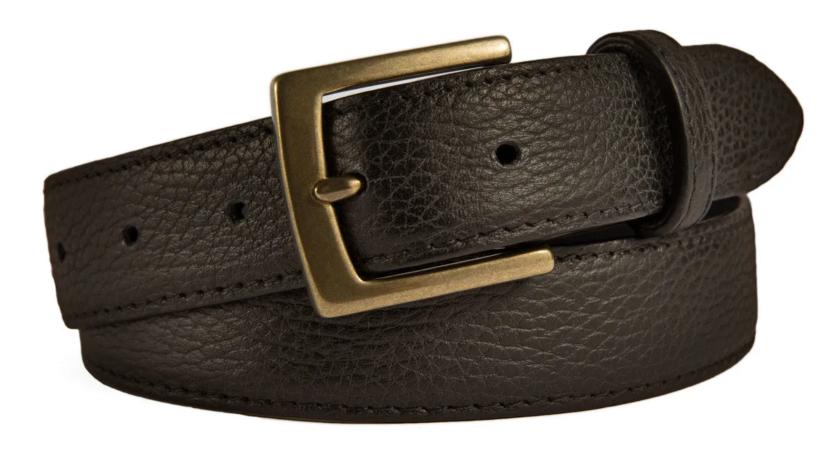 Signature Belt, (1.25") Antiqued Brass Buckle