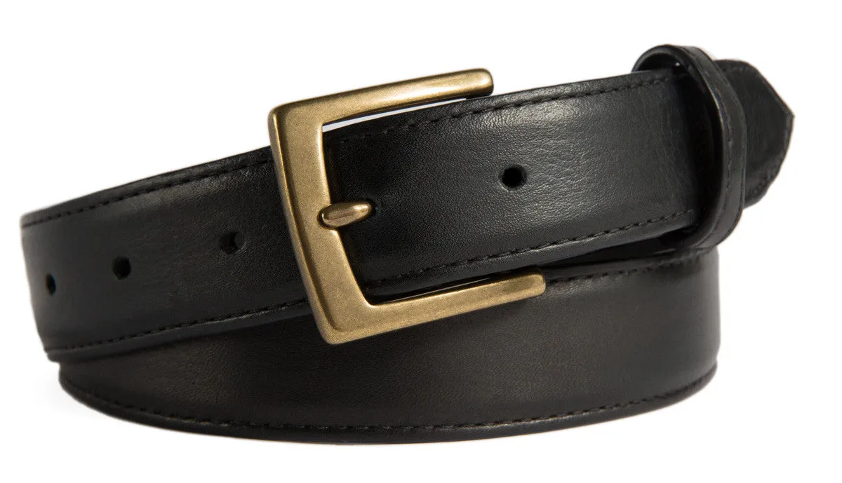 Signature Belt, (1.25") Antiqued Brass Buckle