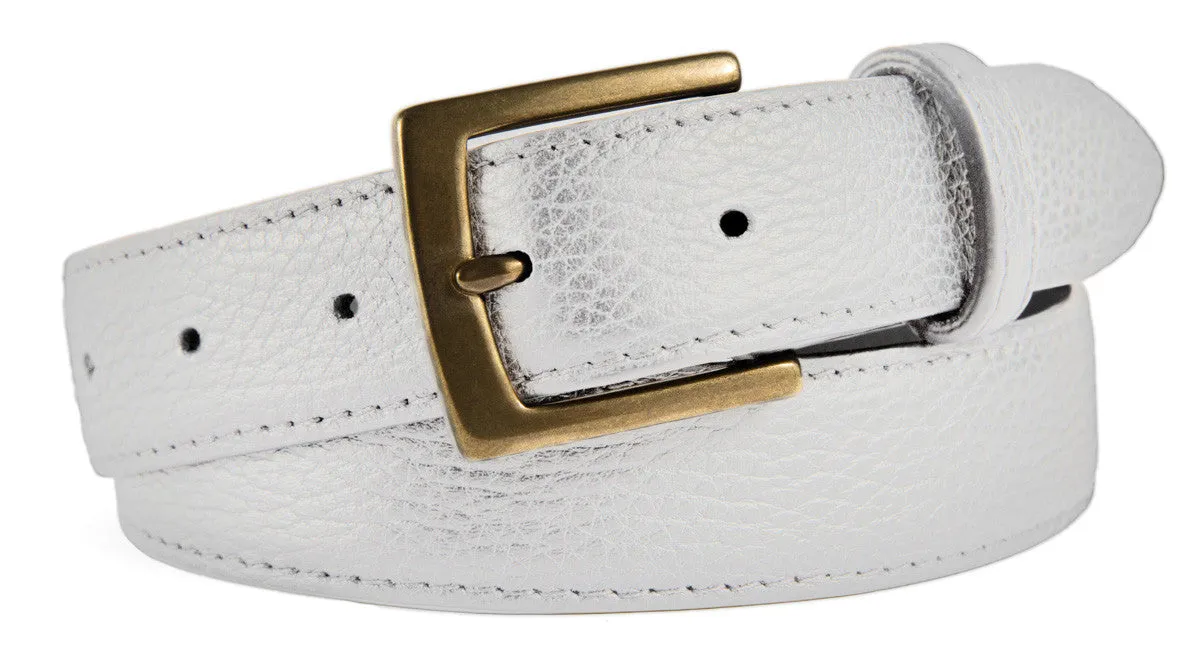 Signature Belt, (1.25") Antiqued Brass Buckle