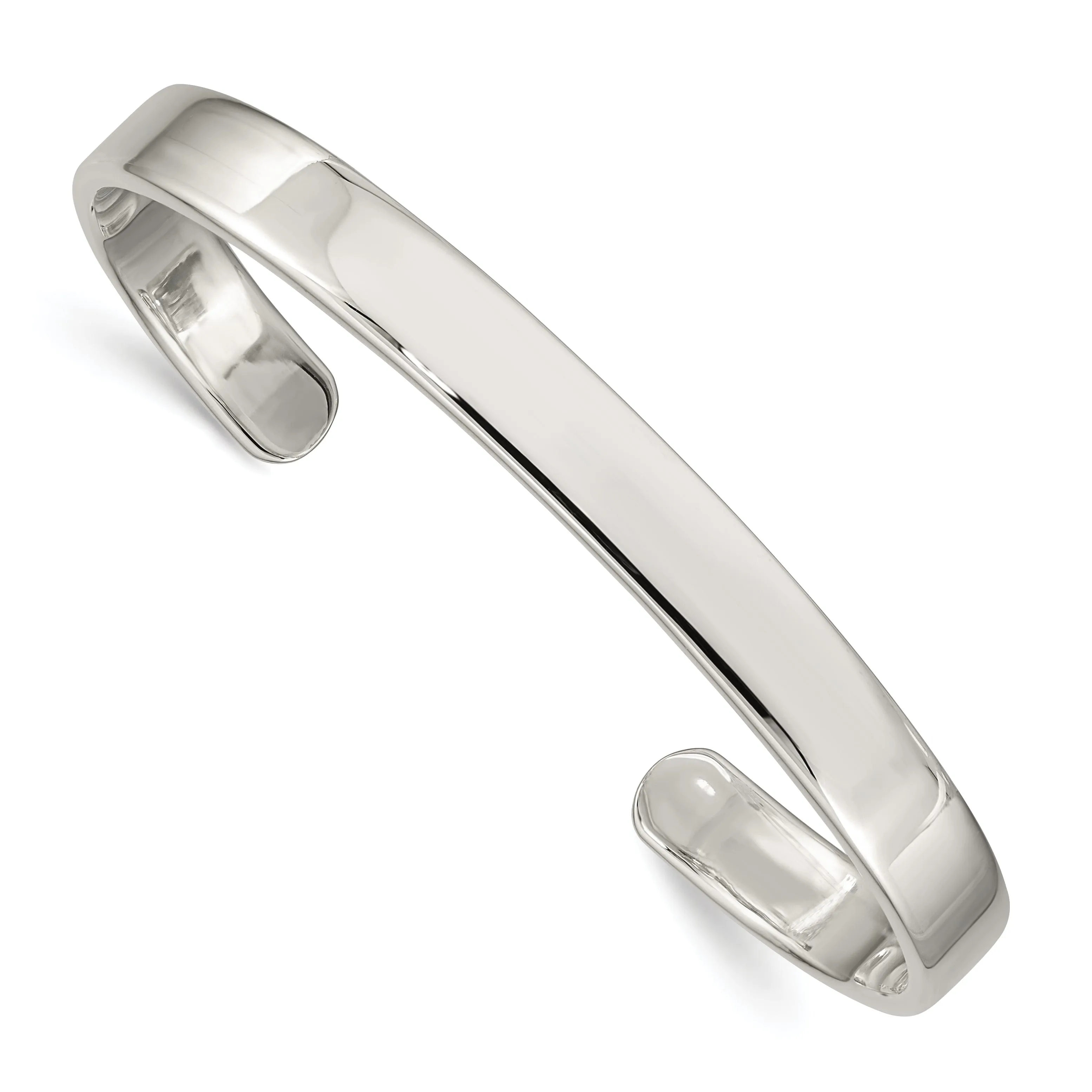 Sterling Silver Classic Cuff Bangle