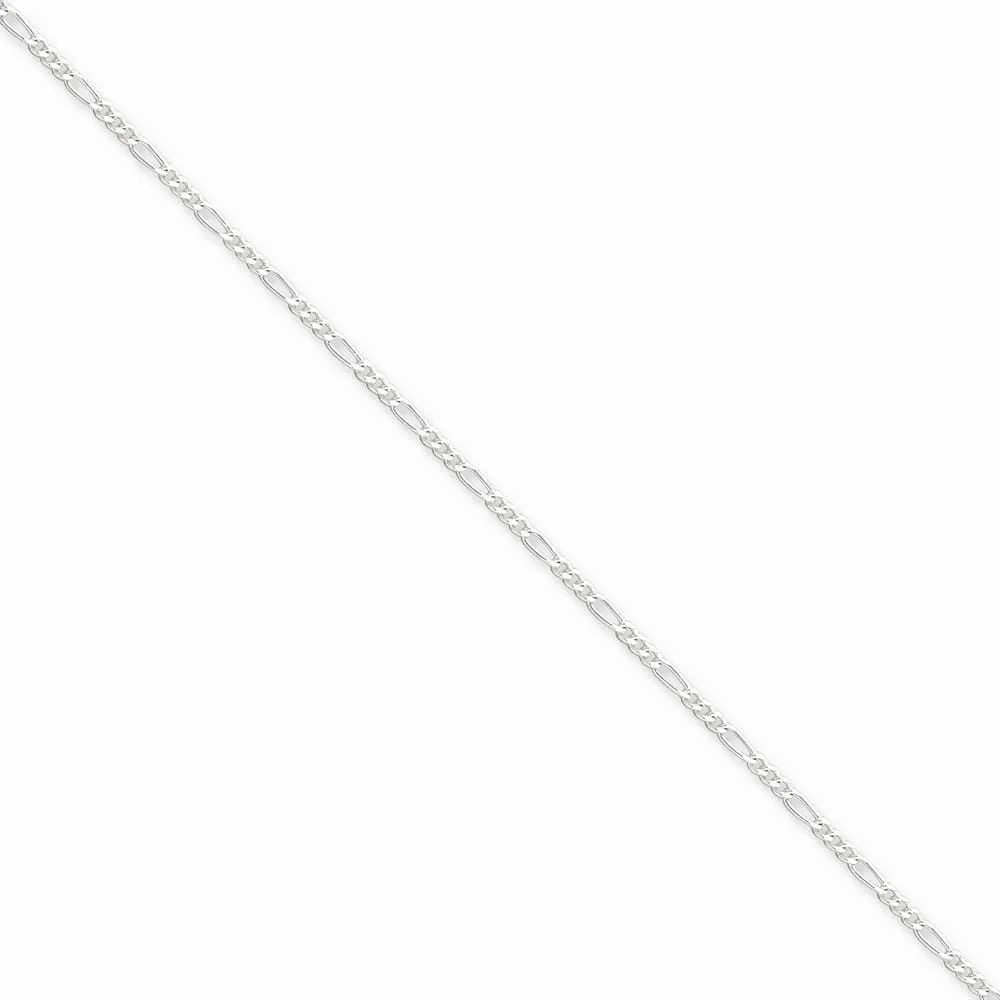 Sterling Silver Figaro Chain 1.75MM