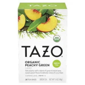 Tazo Teas Peachy Green Tea Organic 20 Bag