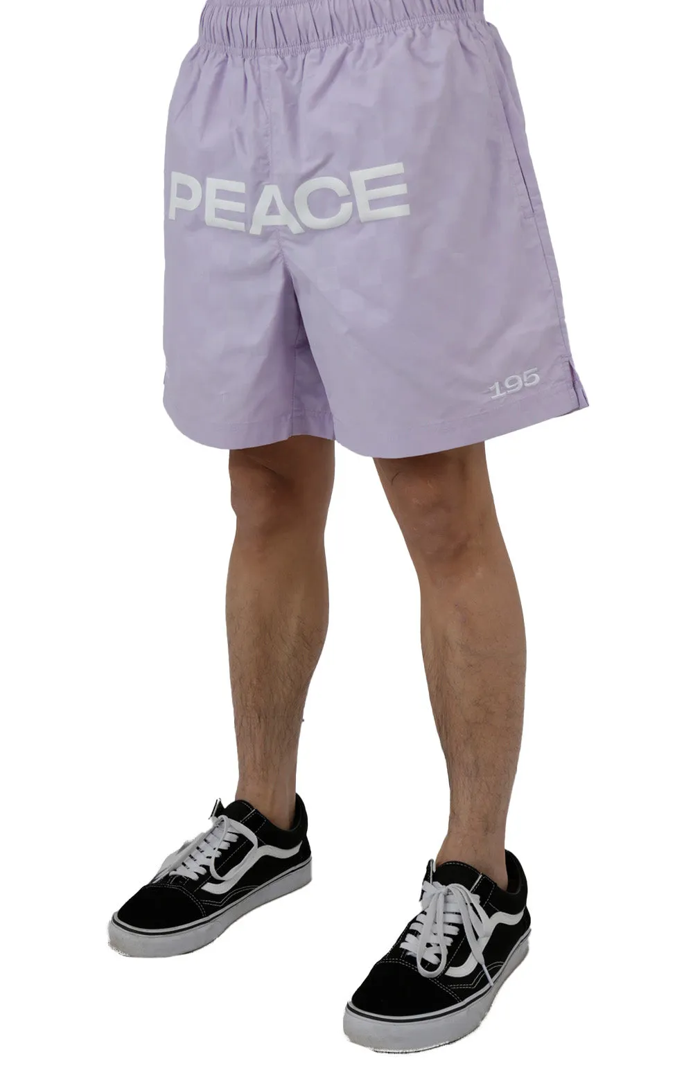 x Umbro Peace Checkboard Shorts - Pastel Lilac