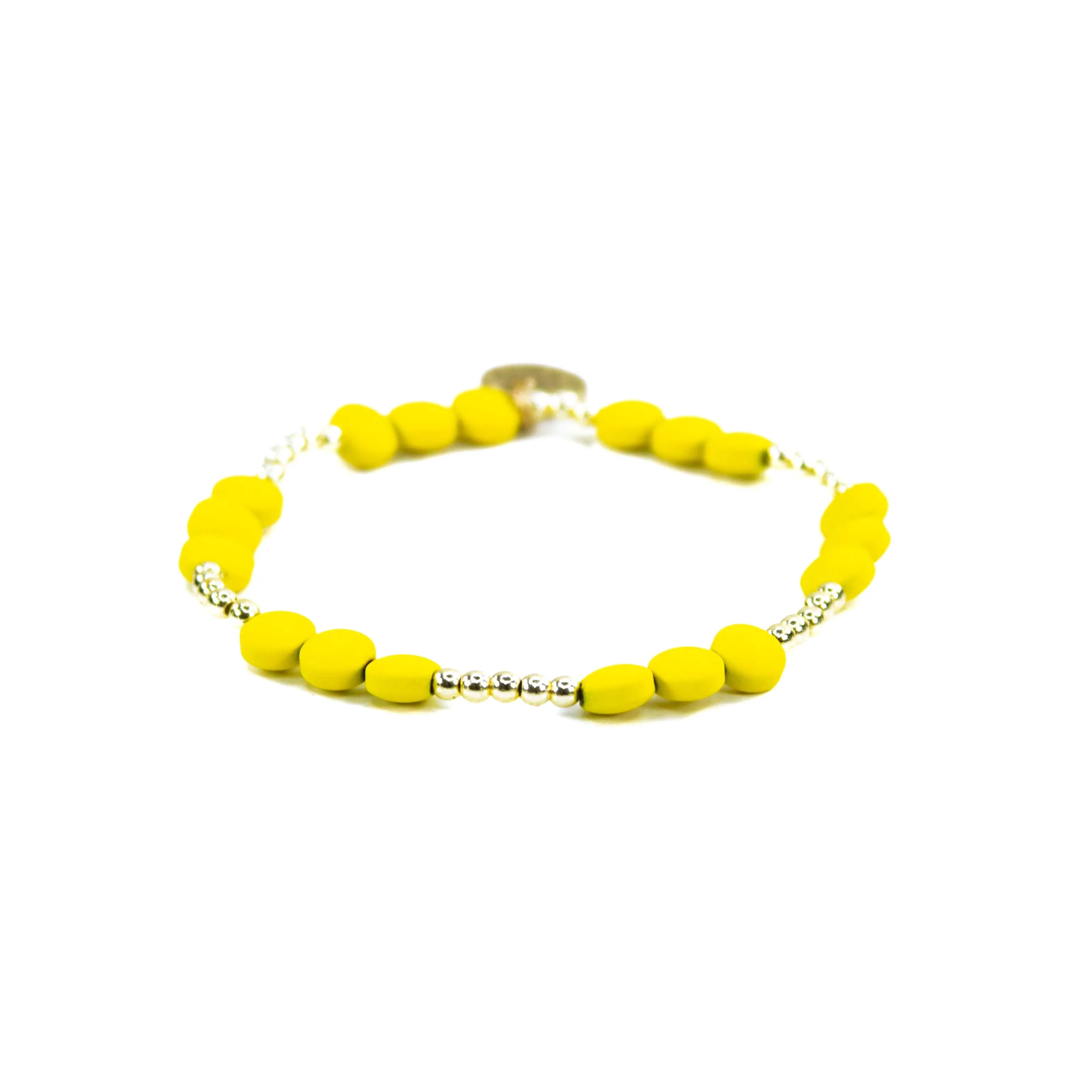 Yellow MIx Bead Bracelets